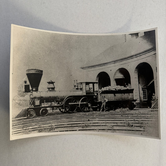 Central Vermont Railway Locomotive Train The Deer Vintage Photo Photograph
