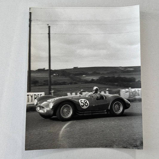 1954 Dundrod TT Racing Photo Maserati A6GCS Photograph Motorsport Modern Print