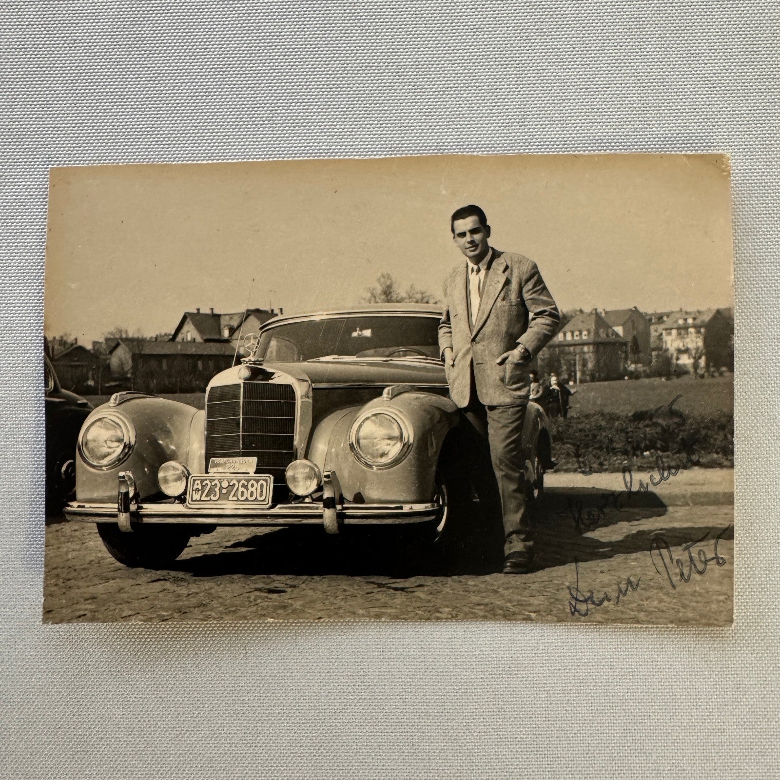 Vintage Mercedes Benz Car Automobile Photo Photograph Print