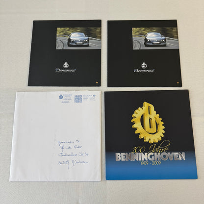 Benarrow Benninghoven Car Automobile Sales Brochure Catalog German 2009