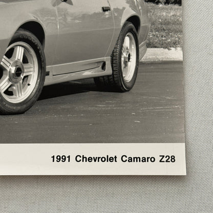 1991 Chevrolet Camaro Z28 Factory Press Publicity Photo Photograph Chevy