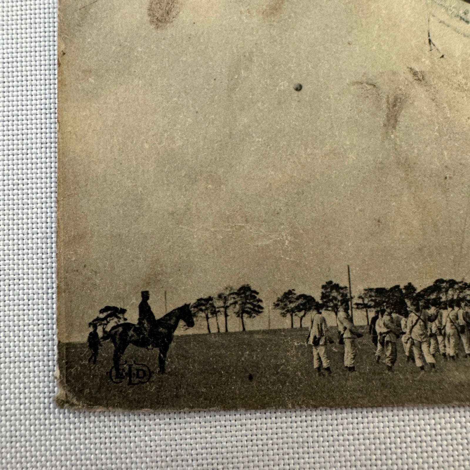 Vintage Zeppelin Airship Dirigible Postcard Post Card French