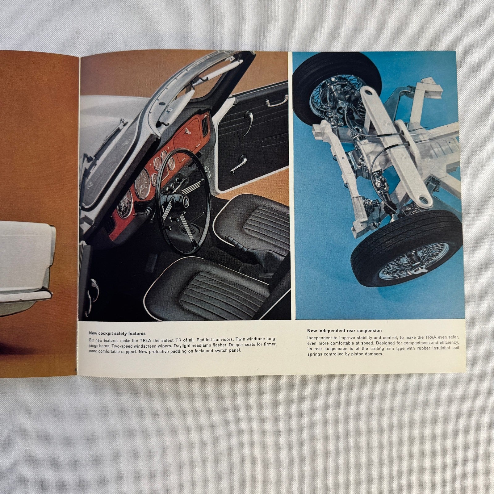 Triumph TR4A Sports Car Roadster Sales Brochure Catalog Advertising TR4 A