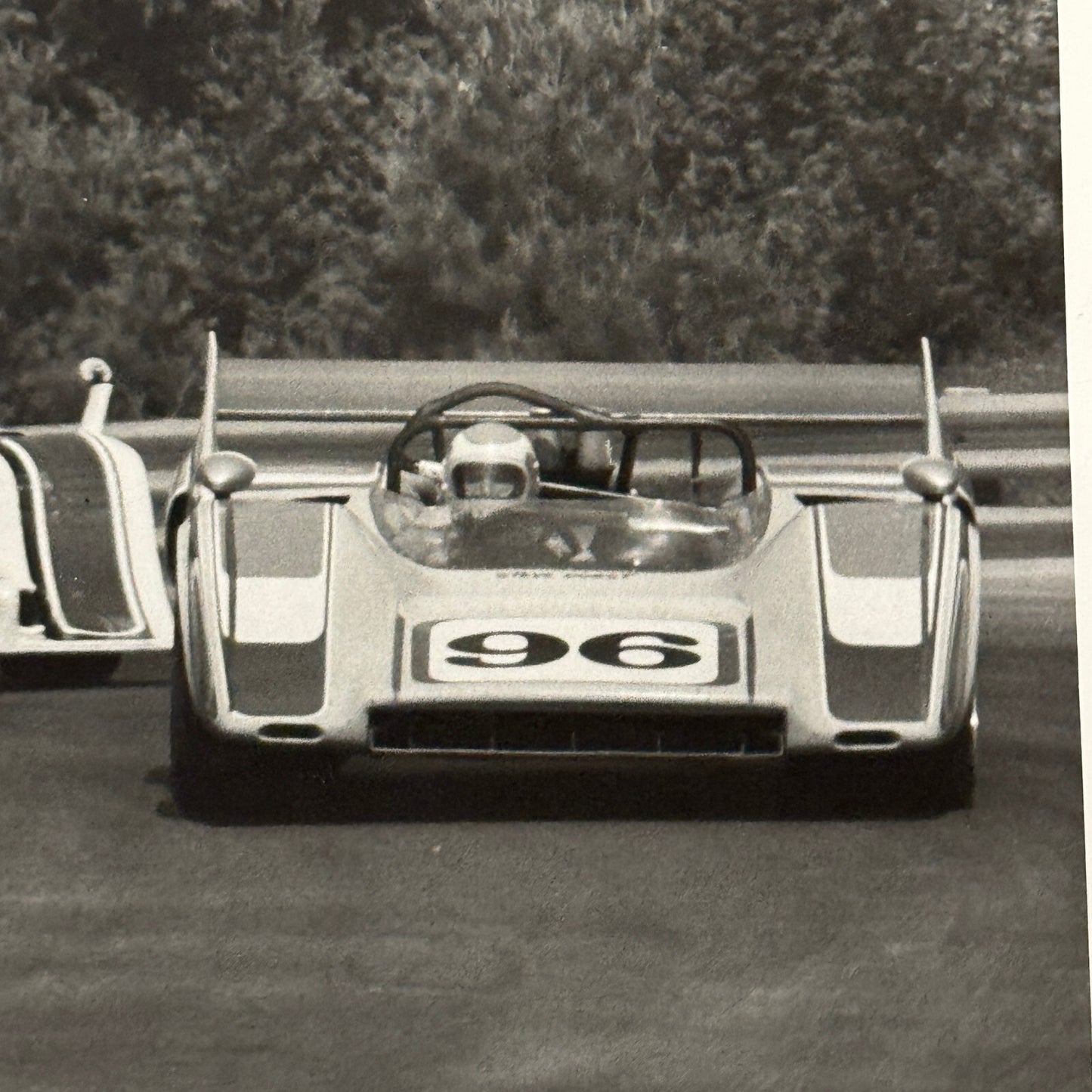 Vintage Porsche Racing Car Photo Photograph