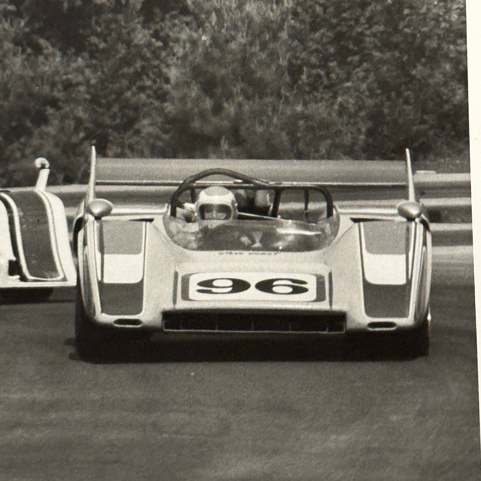 Vintage Porsche Racing Car Photo Photograph