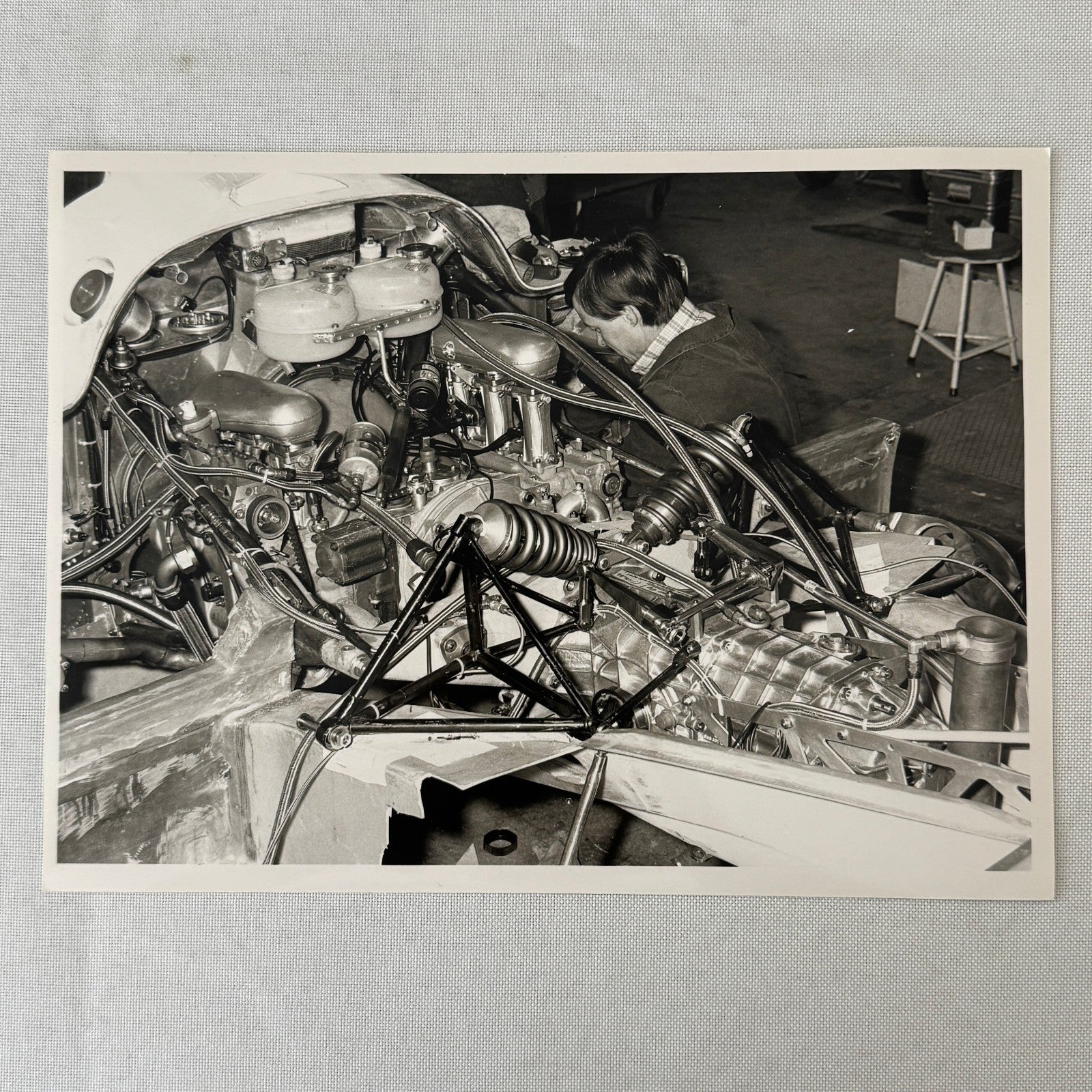 Porsche 956 Racing Car Photo Photograph Print Lot 8x Vintage