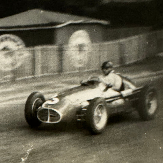 Juan Manuel Fangio Racing Driver Photo Vintage Motorsport Print