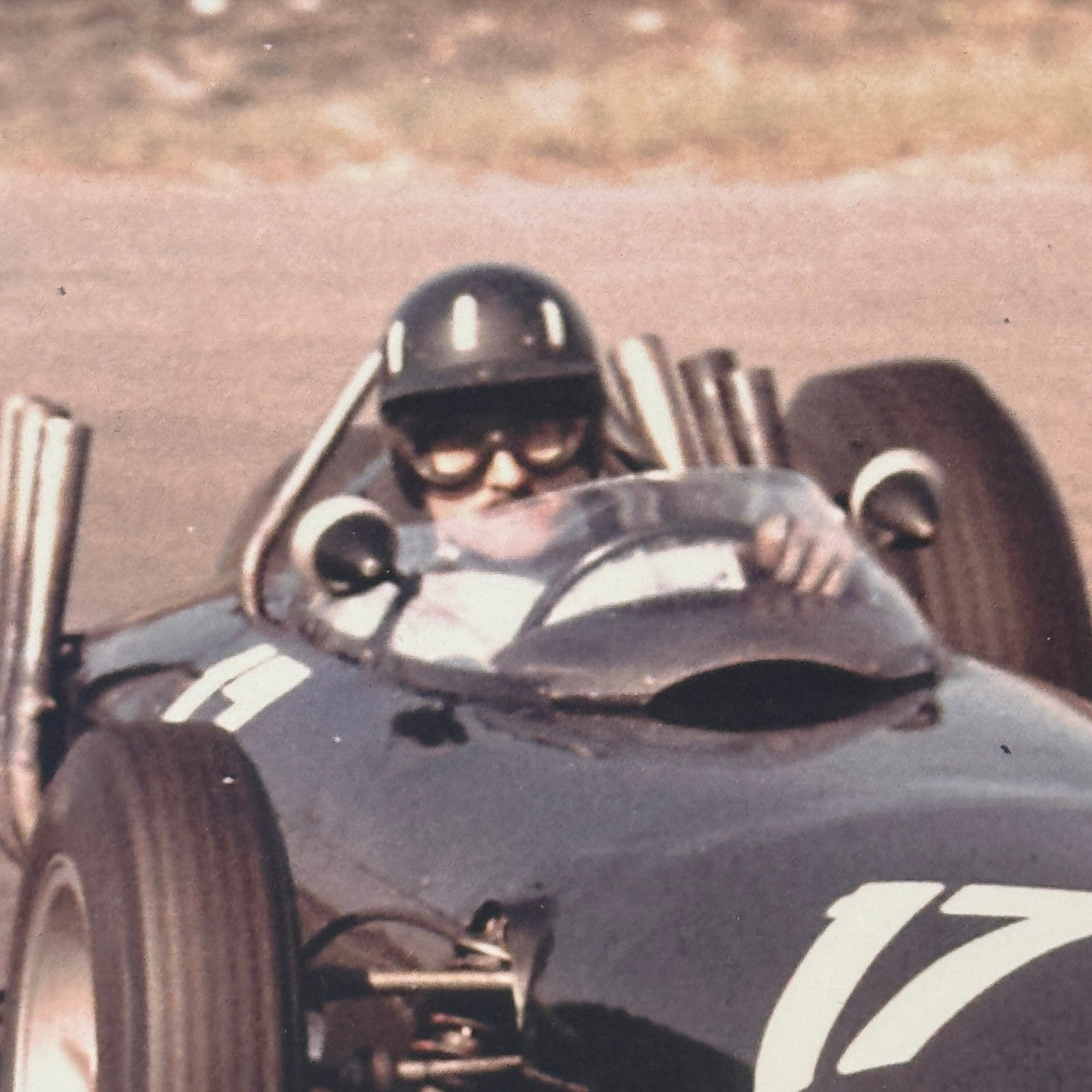 Graham Hill Racing Driver 1962 Dutch Grand Prix BRM P56 Car Photo Photograph
