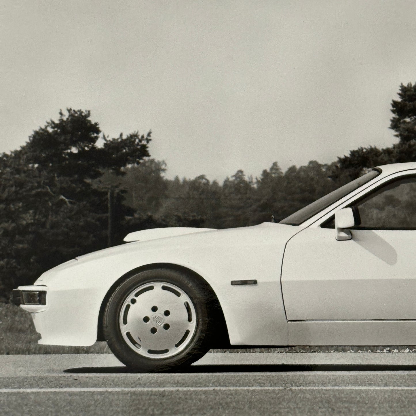 Porsche 924 GTS Factory Press Photo Photograph Vintage
