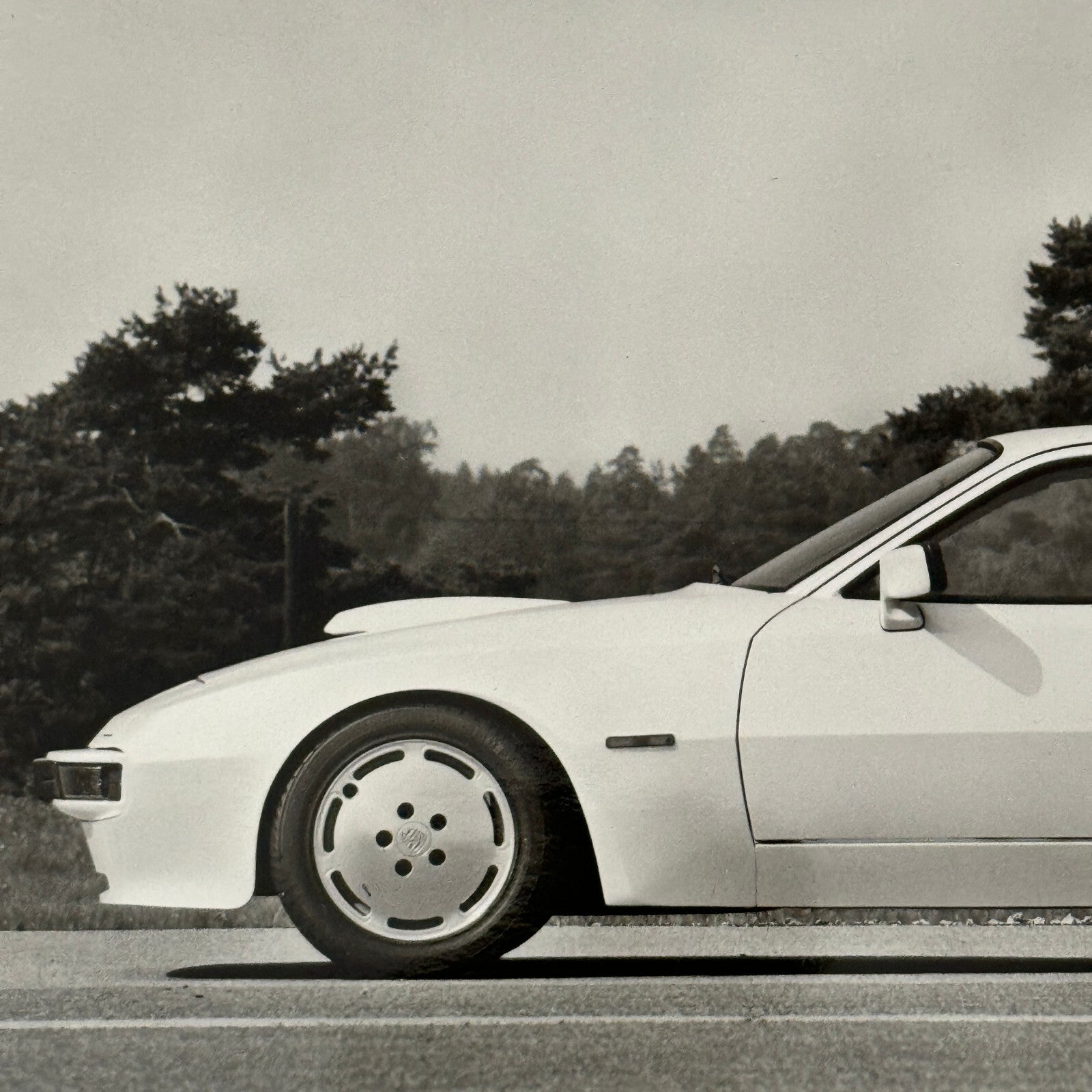 Porsche 924 GTS Factory Press Photo Photograph Vintage