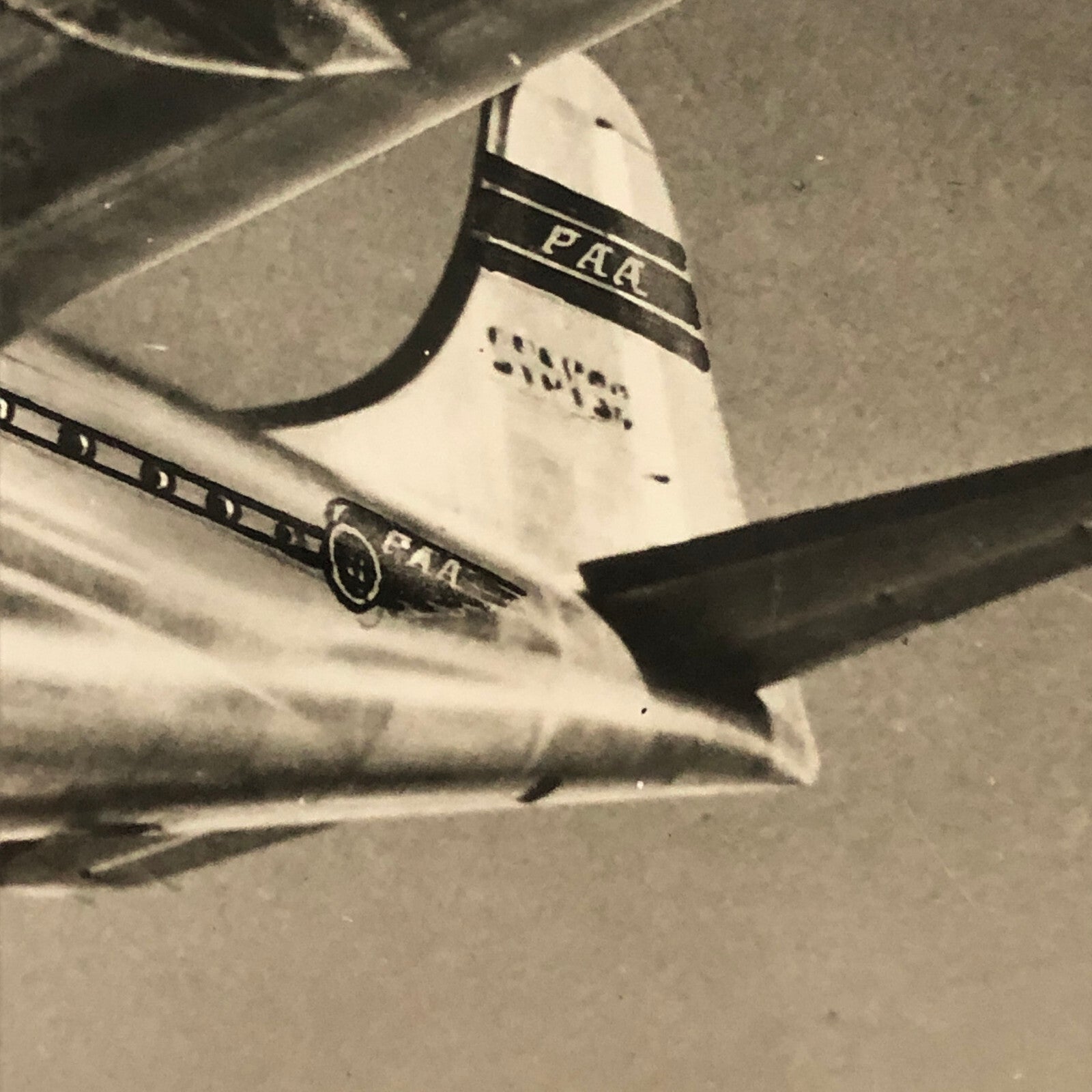 Pan American Airlines Clipper Plane Aircraft Photo Photograph B377 Stratocruiser