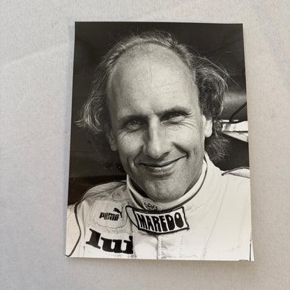Porsche Racing Driver Hans Joachim Stuck Factory Press Photo Photograph