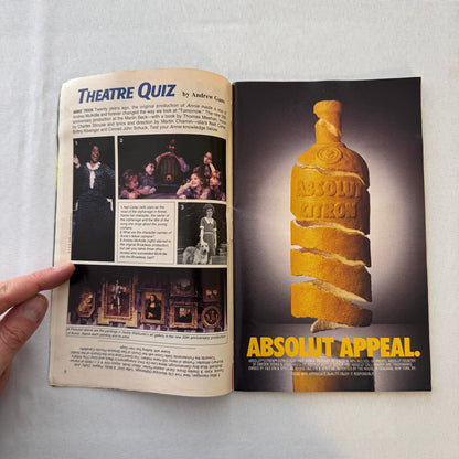 William H Macy Signed Playbill The Joy of Going Somewhere Definite 1997 Auto