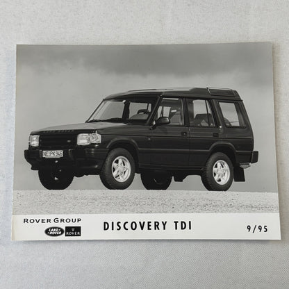 1995 1996 Rover Land Rover Press Kit Mini Cooper MG MGF Range Rover GERMAN