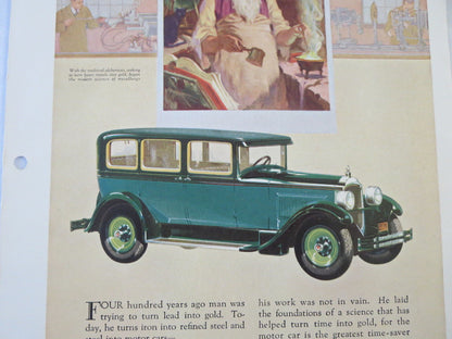 1927 1928 ? Packard Sedan Original Dealer Only Ad Proof - Vintage Advertising