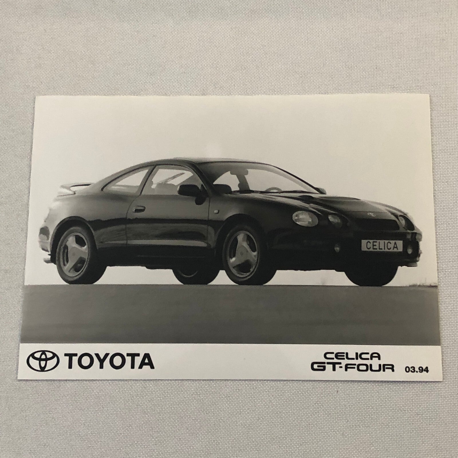Toyota Celica GT-Four Car Factory Press Photo Photograph Print GT Four