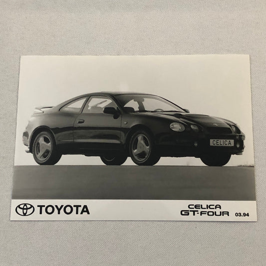 Toyota Celica GT-Four Car Factory Press Photo Photograph Print GT Four