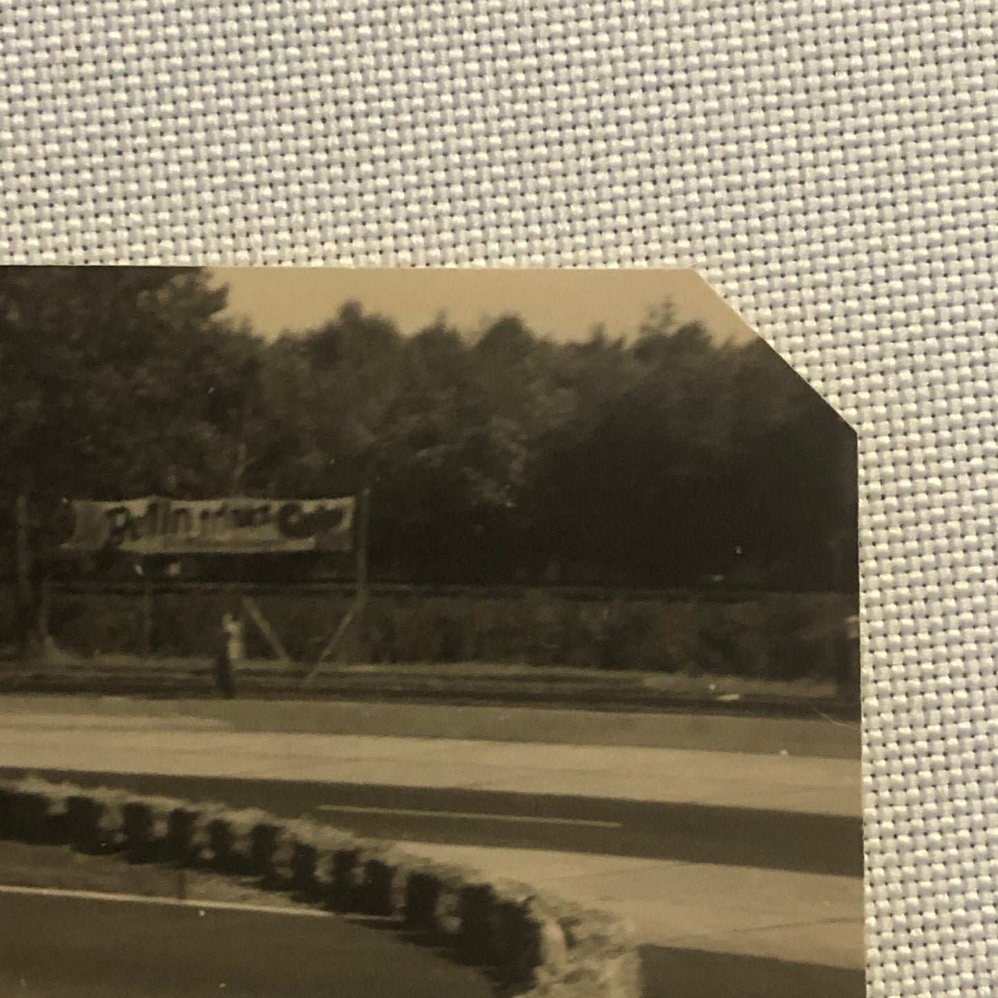 Vintage Racing Photo Photograph Mercedes Benz Car - Tag AL17313