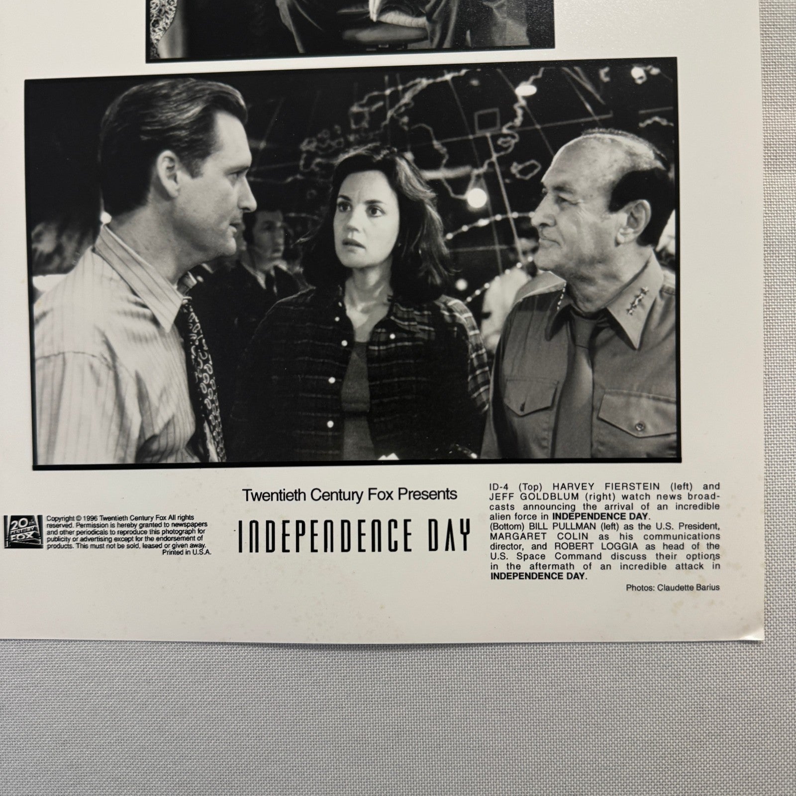 Independence Day Movie Press Publicity Photo Print Lot 2x Photograph 1996