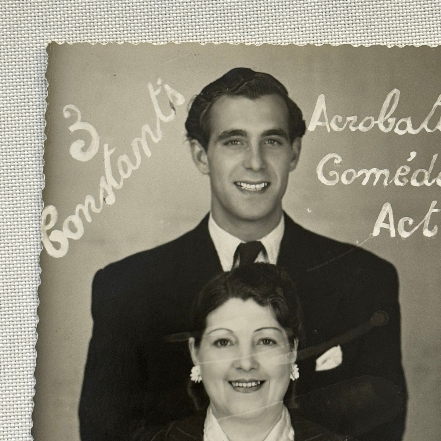 Vintage Circus Comedy Acrobatic Acrobat Act Photo Photograph 3 Constants