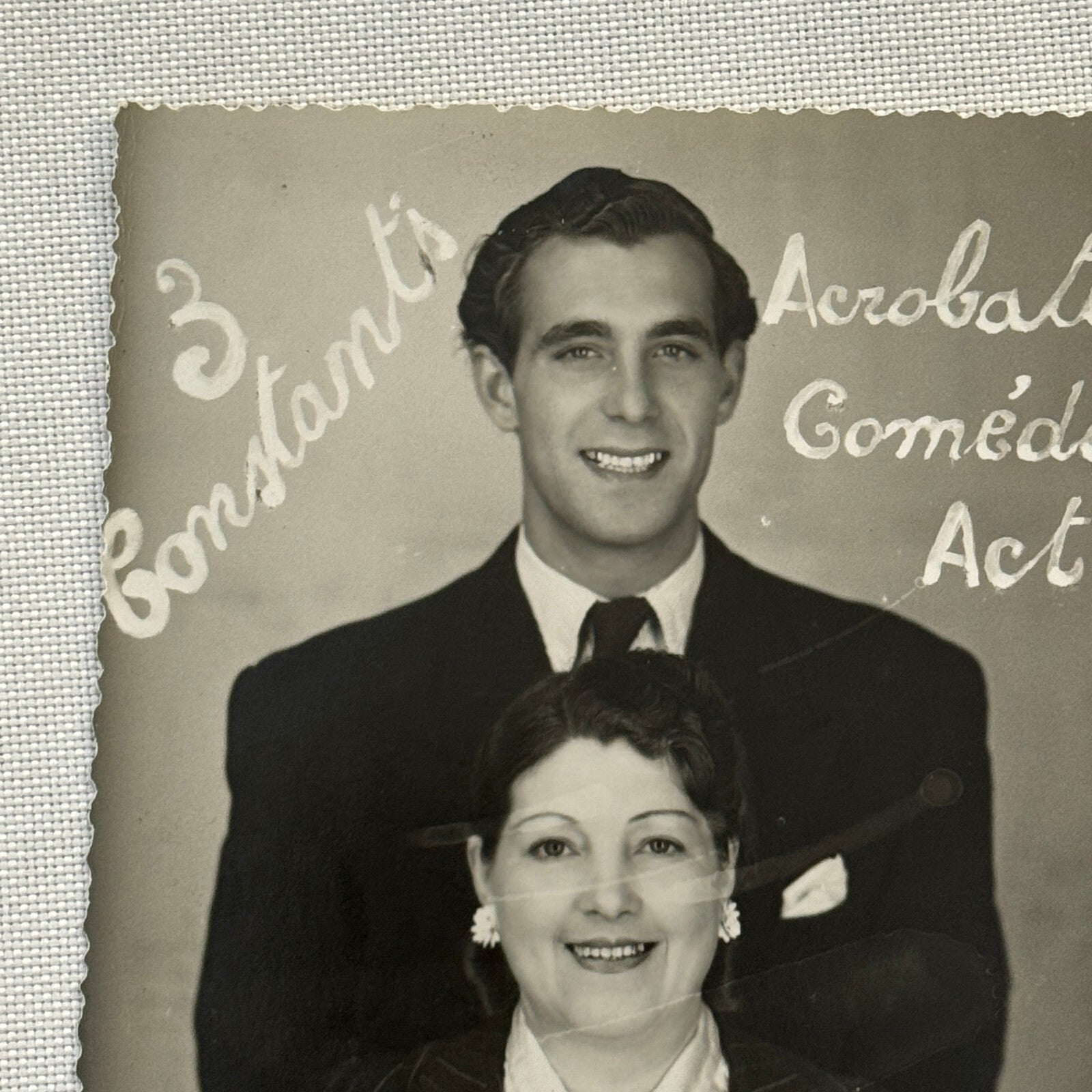 Vintage Circus Comedy Acrobatic Acrobat Act Photo Photograph 3 Constants