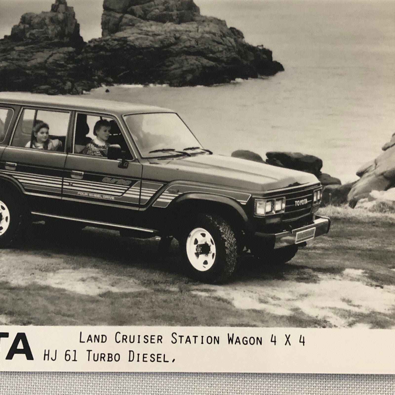 Toyota Land Cruiser Station Wagon 4x4 Turbo Factory Press Photo Photograph Print