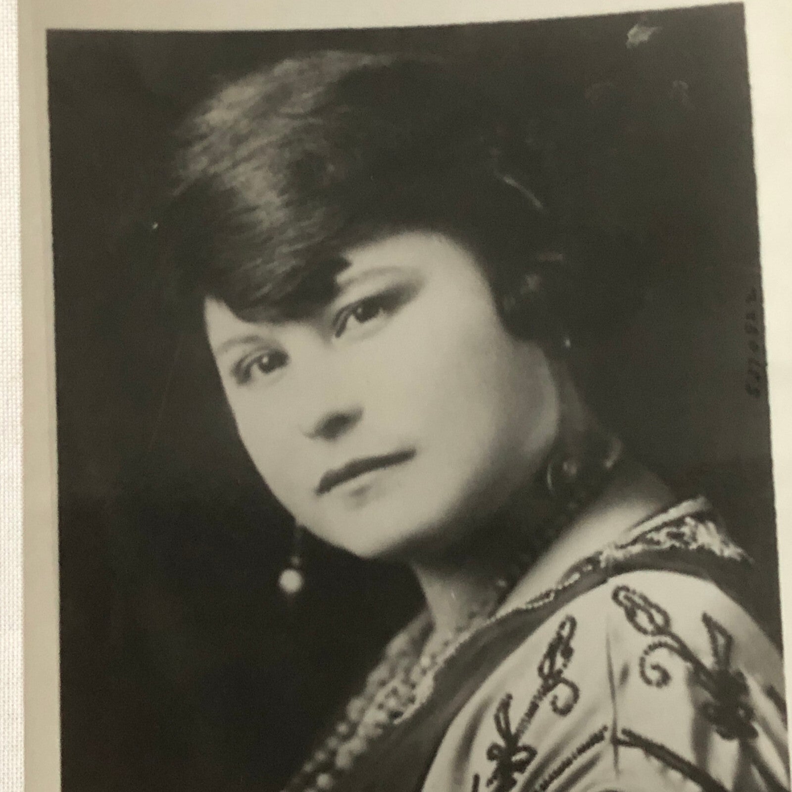 Vintage Press Photo Photograph 1924 Mexico Female Secretary to President Mexican