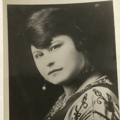 Vintage Press Photo Photograph 1924 Mexico Female Secretary to President Mexican