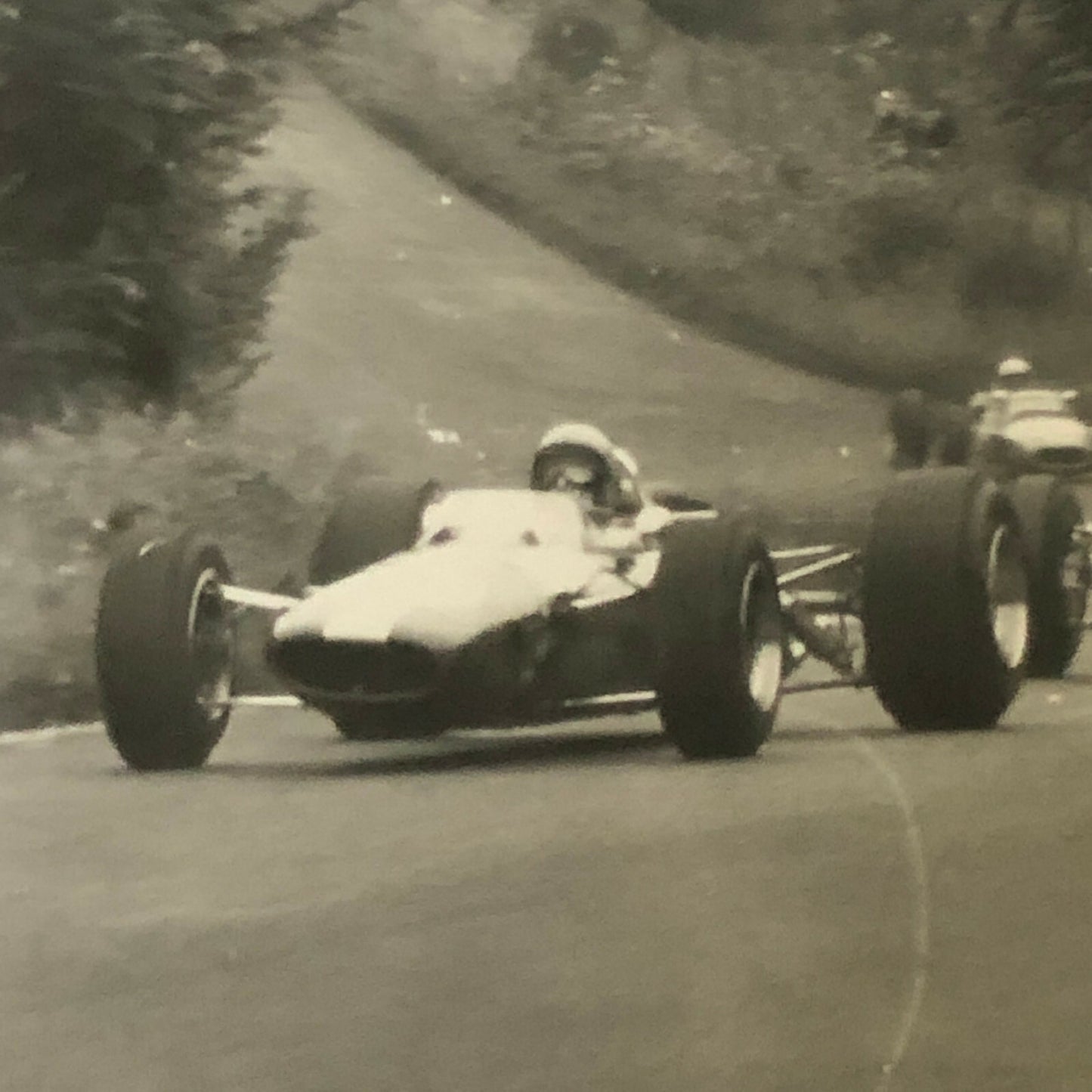 Vintage Racing Car Driver Photo Photograph Print 