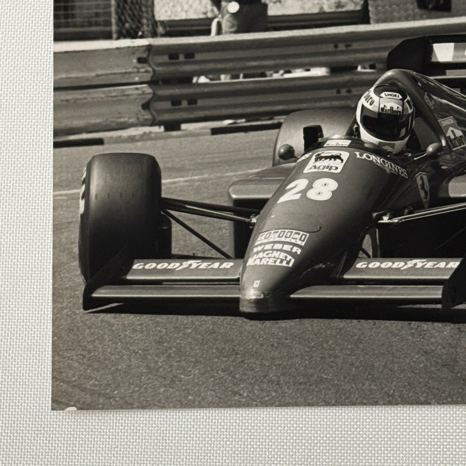 Vintage Ferrari Formula One F1 Racing Photo Photograph Gerhard Berger