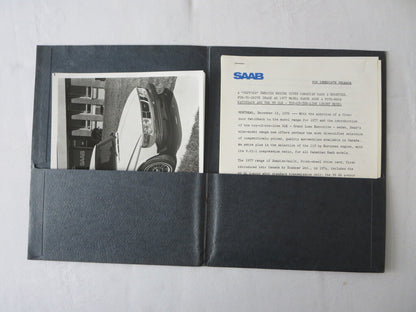 1977 Saab Press Kit Brochure Photos 99 GLE 5-Door Hatchback 99 GL Sport 