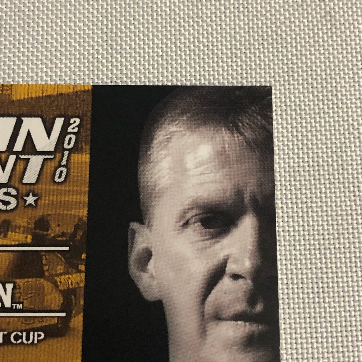 2010 Wheels Main Event Marks Jeff Burton NASCAR Signed Auto Autograph Card /54