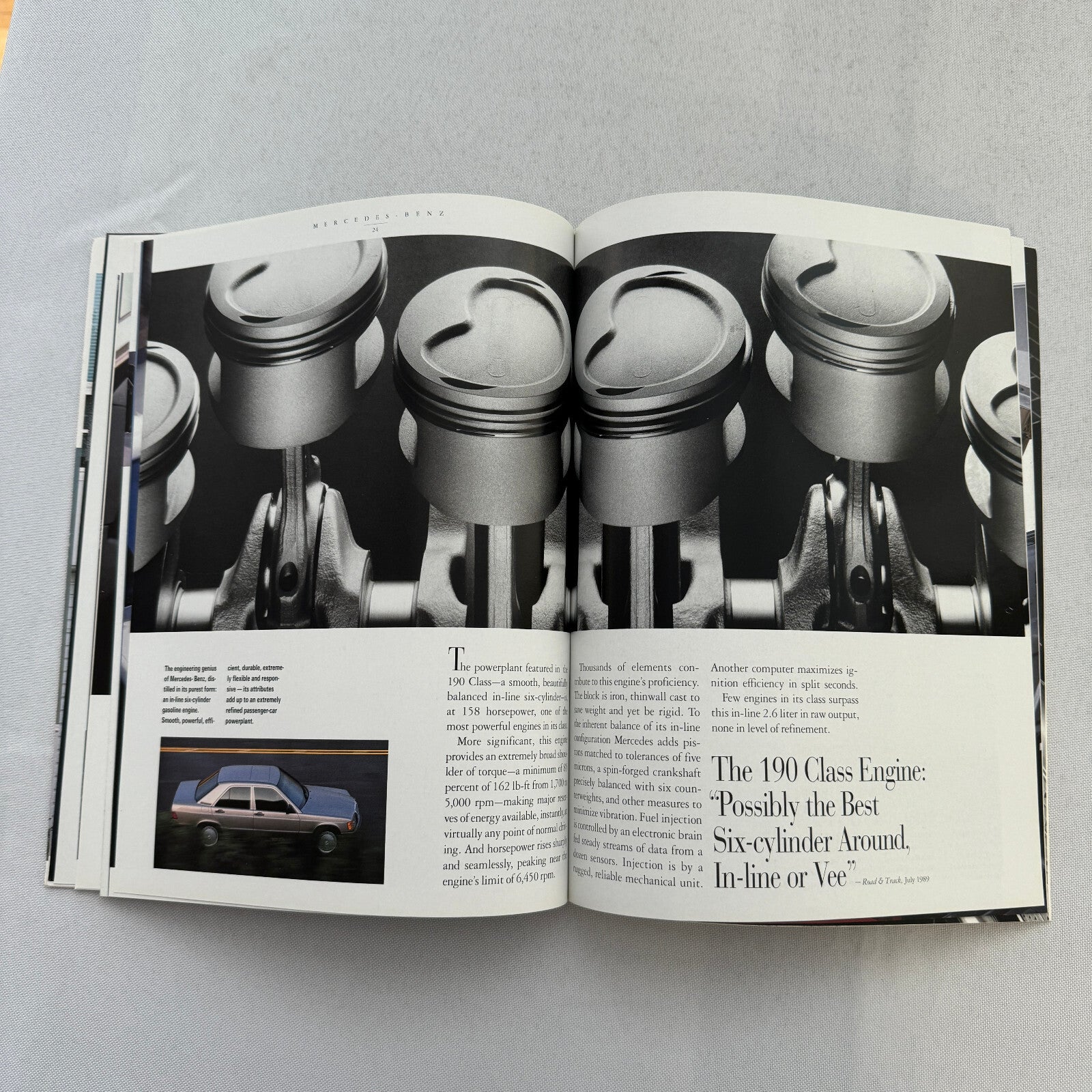 1990 Mercedes Benz 190 Class Car Sales Brochure Catalog Advertising Vintage