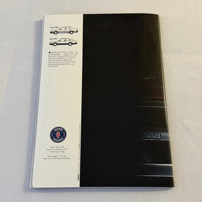 Vintage Saab 900 Car Sales Brochure Catalog 900 Cabriolet 900 Turbo 900i SWEDISH