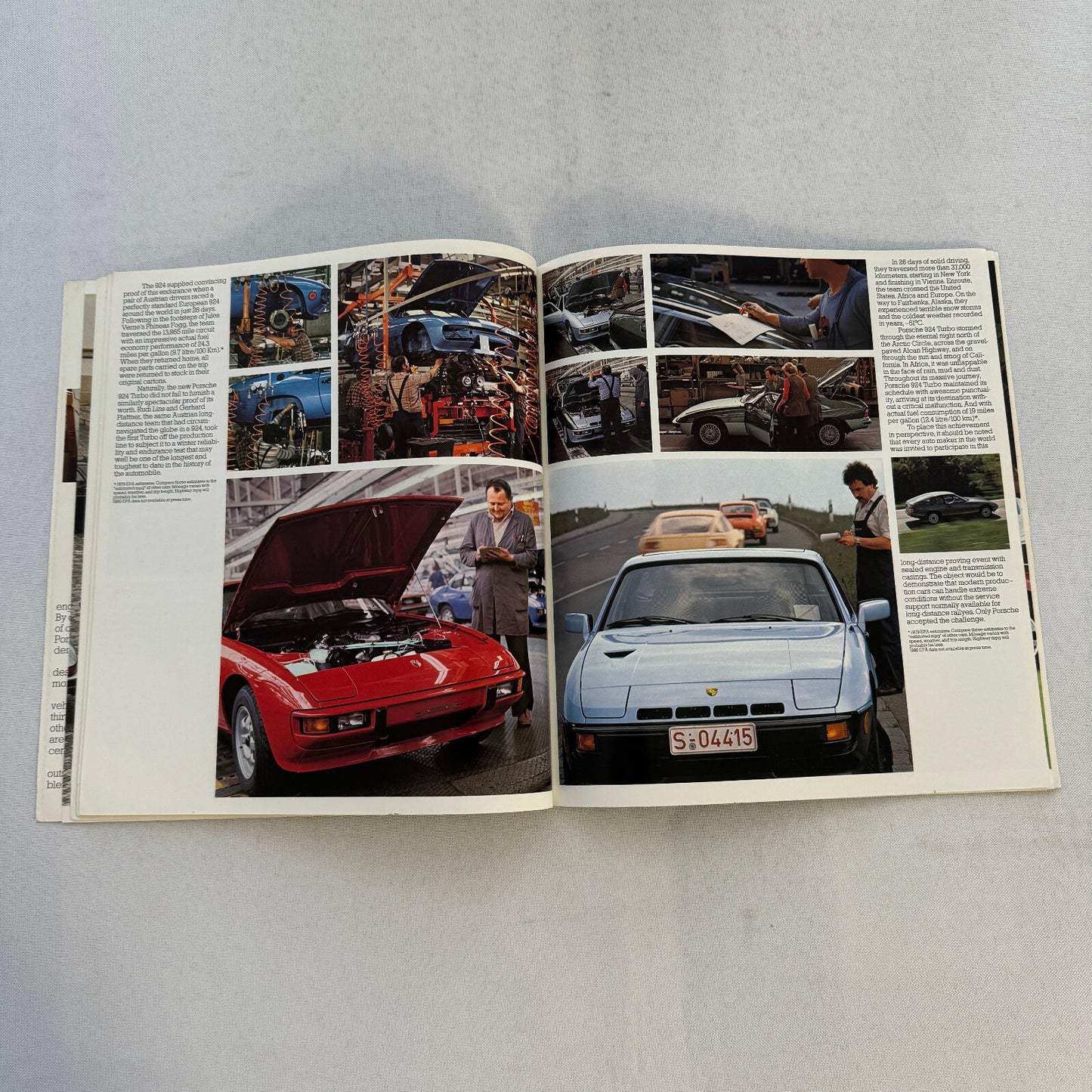 1980 Porsche 924 and 924 Turbo Sales Brochure Catalog Advertising