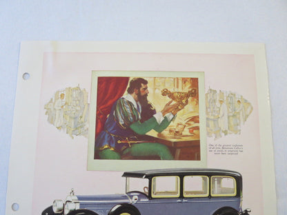 1927 1928 ? Packard Sedan Original Dealer Only Ad Proof - Vintage Advertising 