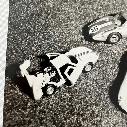 Vintage Porsche Toy Car Photo Photograph Print Lot 3x