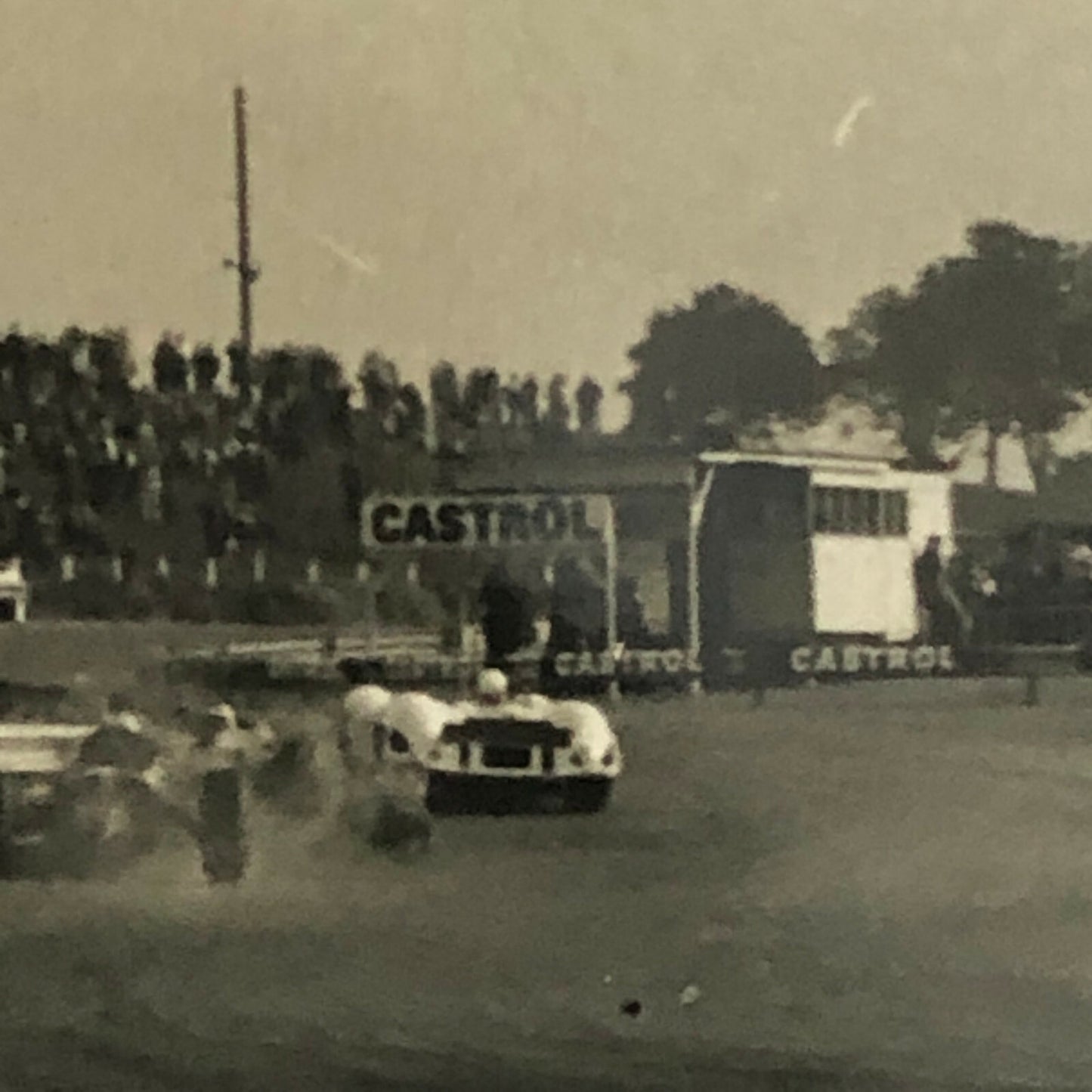 Vintage Car Racing Photo Photograph Print 
