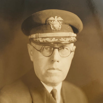 Press Photo Photograph Navy Hospital Captain Percival Rossiter Washington 1932
