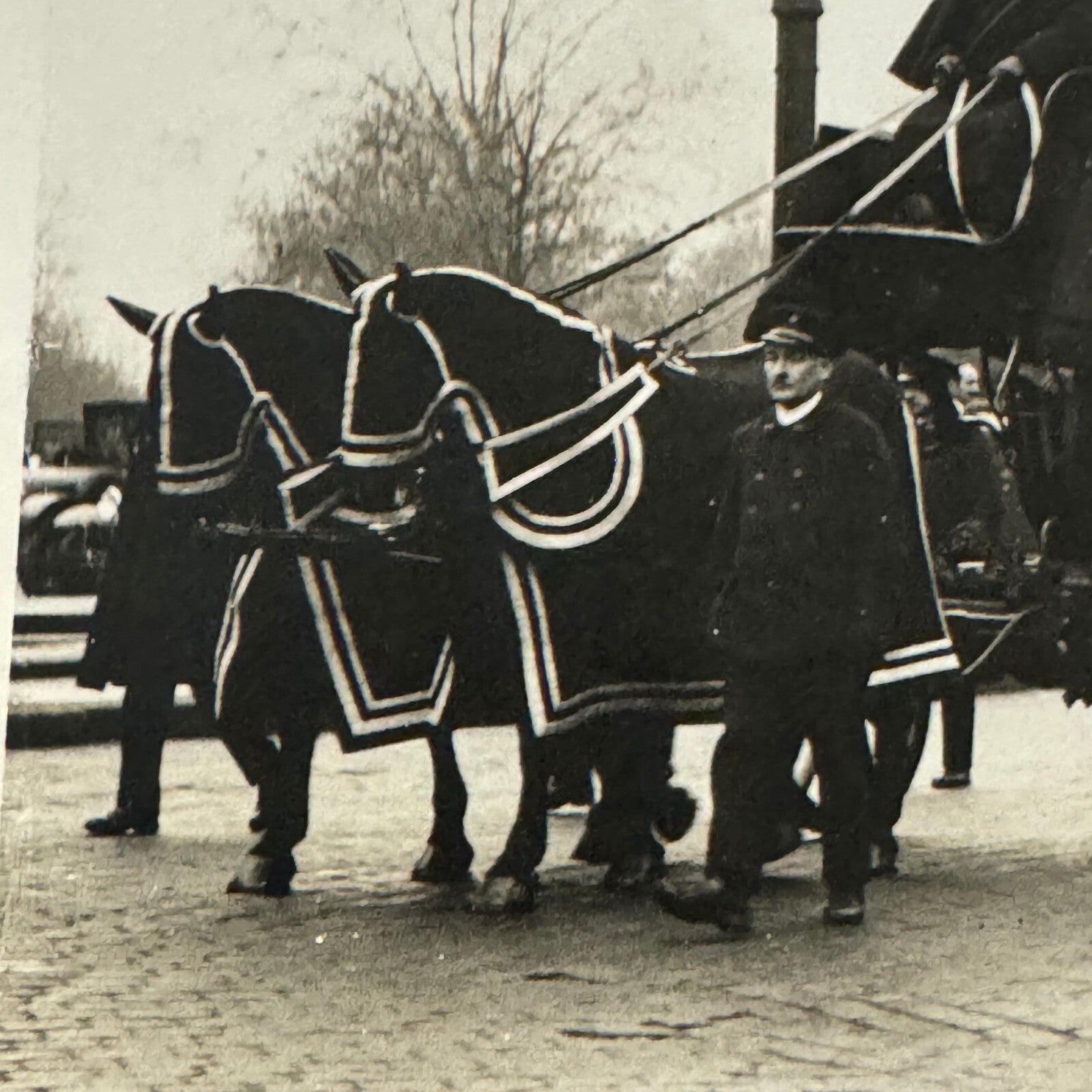French Funeral Procession Horse Wagon Hearse Louis Loucheur Press Photo 1931
