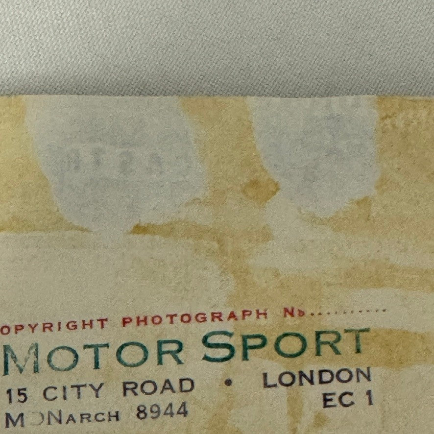 Vintage Racing Photo Crash Wreck Accident Motorsport Magazine UK Photograph