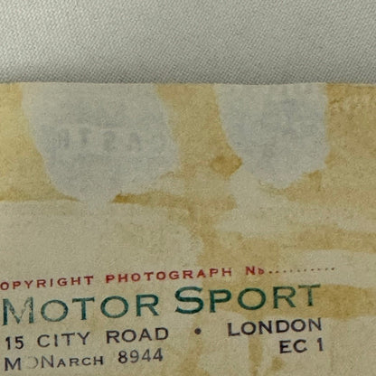 Vintage Racing Photo Crash Wreck Accident Motorsport Magazine UK Photograph