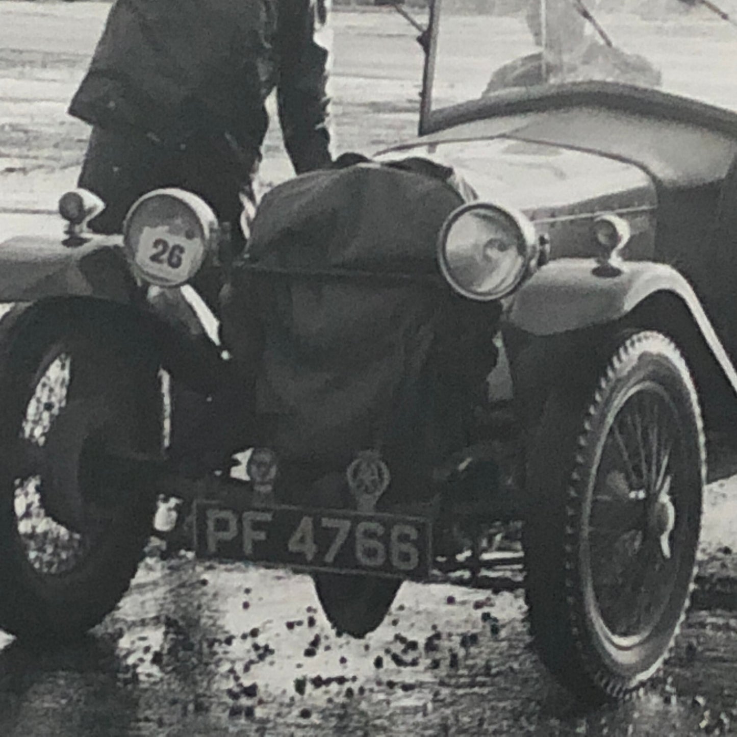 Vintage Car Automobile Rally Photo Photograph Print - Guy Griffiths Tag REA22E4