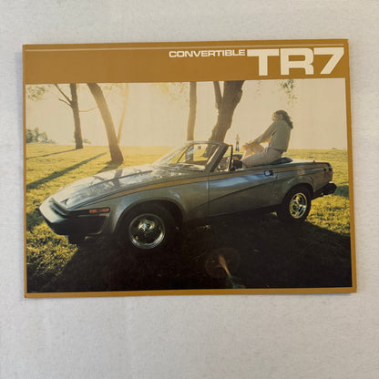Triumph TR7 Convertible Brochure Car Advertising Catalog Canadian Market