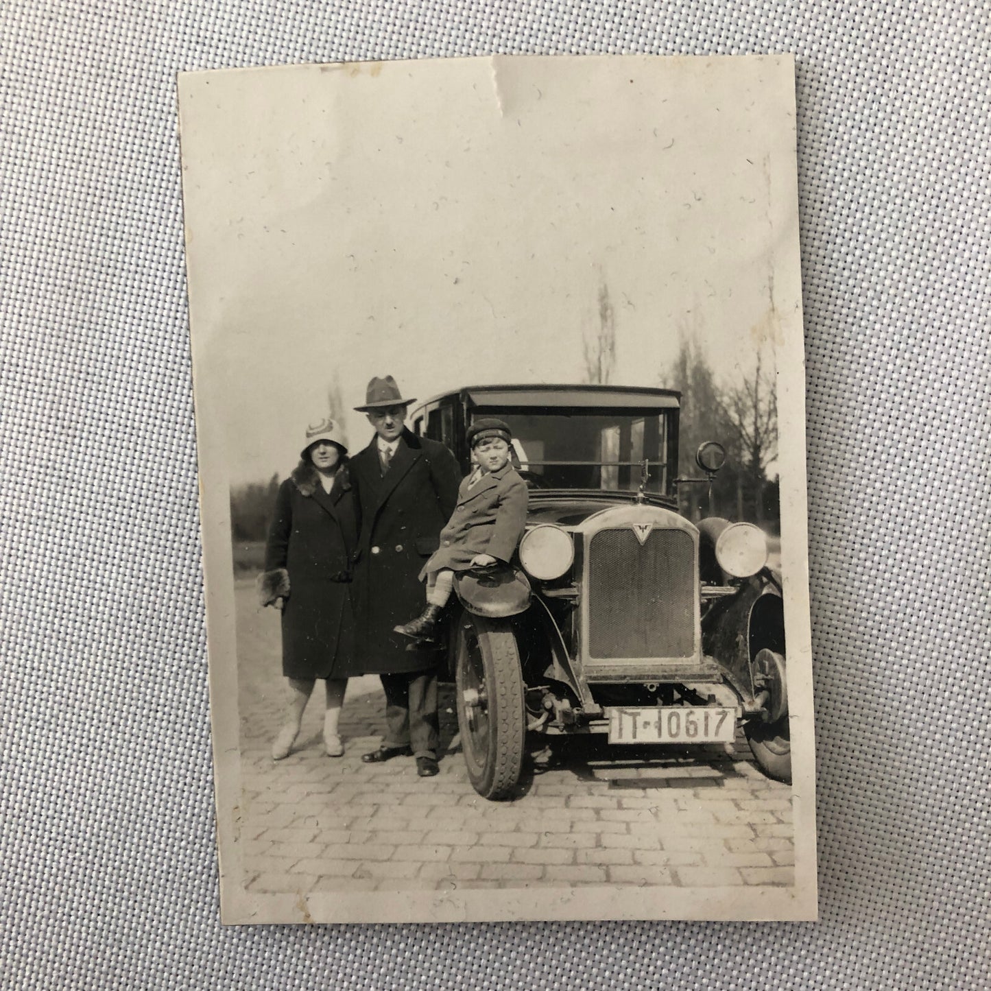 Vintage Car and People Photo Photograph Lot of 4 Germany