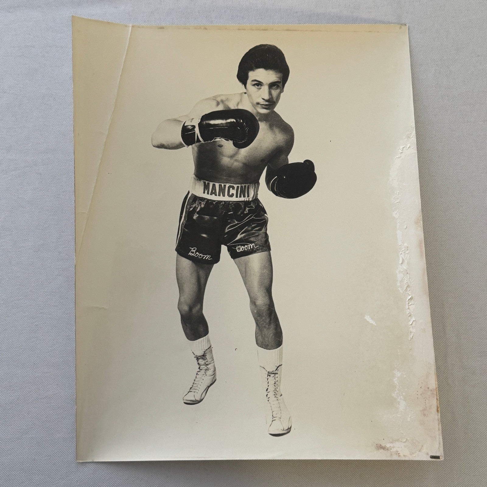 Vintage Boxing Photo Ray Mancini Boom Boom Mancini Photograph Boxer