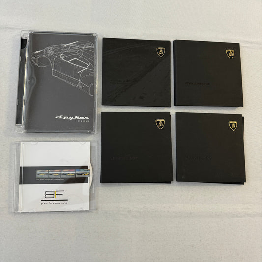 Lamborghini and Spyker Supercar Photo Press Kit CD Lot 6x Gallardo Murcielago +