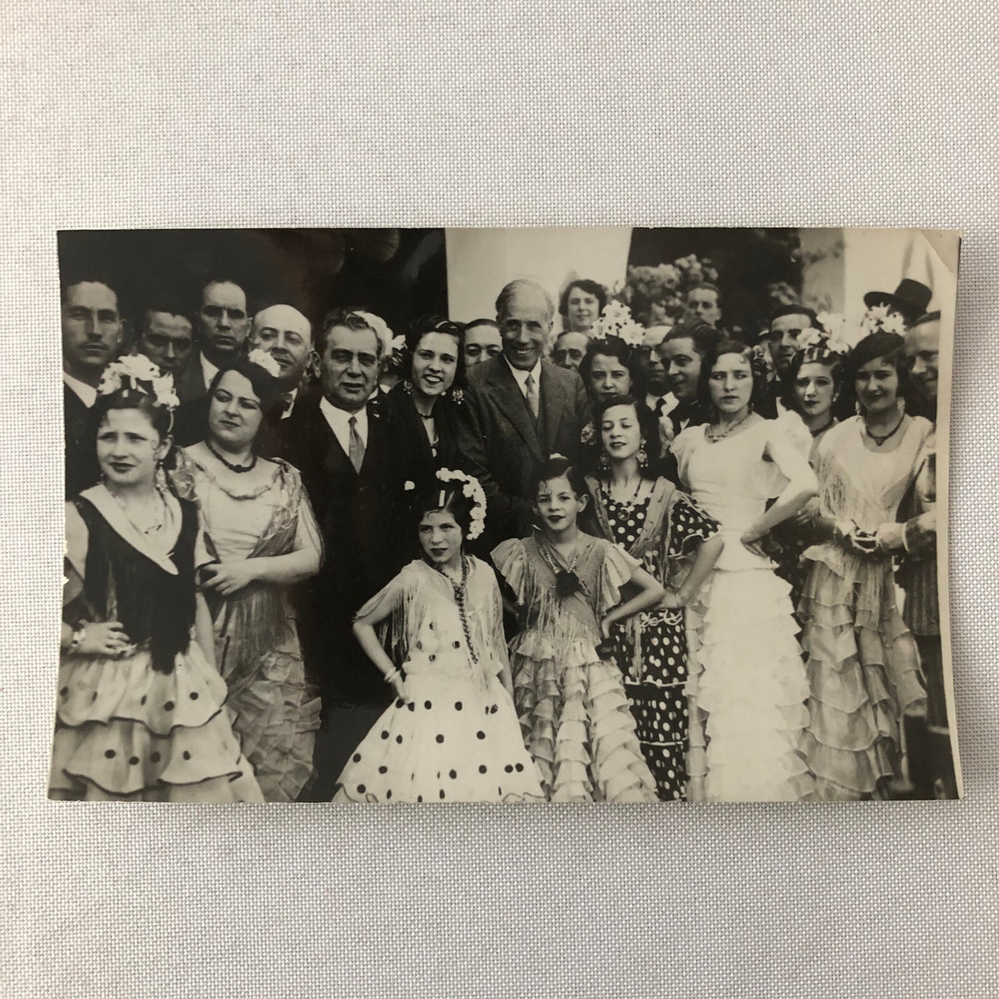 Vintage Press Photo Photograph Spain Feast of Seville President Women 1933