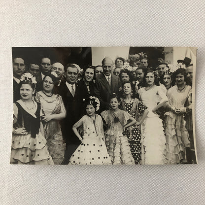 Vintage Press Photo Photograph Spain Feast of Seville President Women 1933