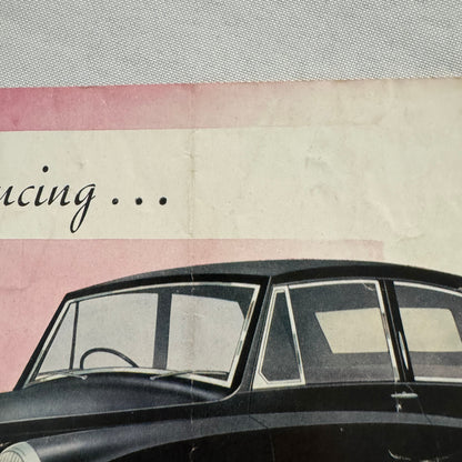 Triumph Mayflower Car Sales Brochure Catalog Advertising Vintage